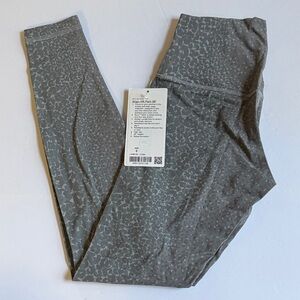 Lululemon Athletica Gray Align HR Pant 28" 	City Camo Silver Drop Multi